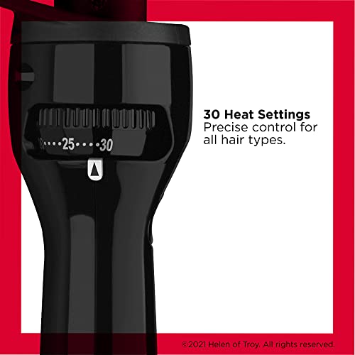 REVLON Perfect Heat Ceramic Curling Iron Brush, Black, 3/4"