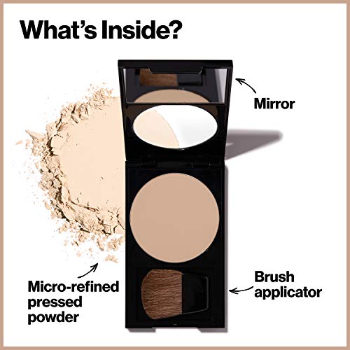 Revlon PhotoReady Pressed Face Powder with Brush, Longwearing Oil Free, Fragr...