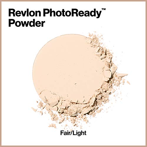 Revlon PhotoReady Pressed Face Powder with Brush, Longwearing Oil Free, Fragr...