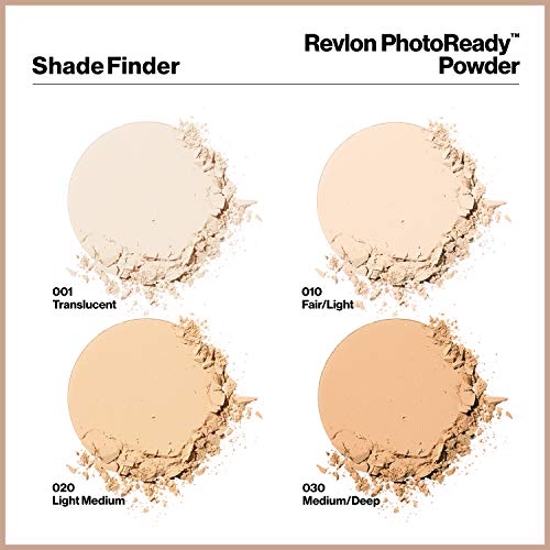 Revlon PhotoReady Pressed Face Powder with Brush, Longwearing Oil Free, Fragr...