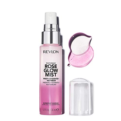 REVLON PhotoReady Rose Glow Face Primer Prep Hydrate Refresh Spray with Sheer...