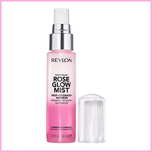 REVLON PhotoReady Rose Glow Face Primer Prep Hydrate Refresh Spray with Sheer...