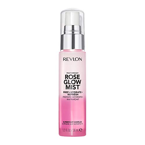 REVLON PhotoReady Rose Glow Face Primer Prep Hydrate Refresh Spray with Sheer...