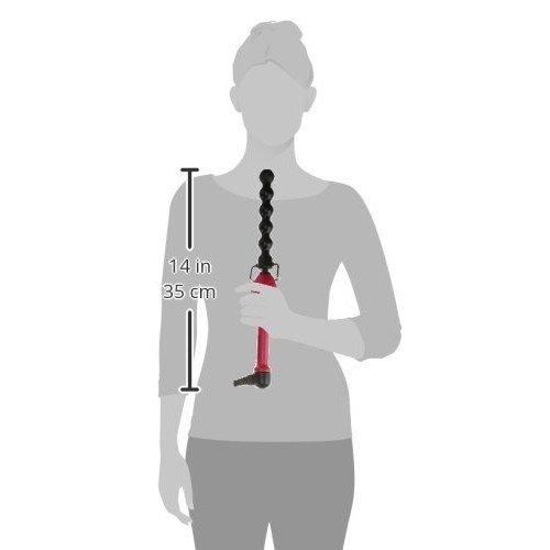 REVLON Salon High Heat Hair Curling Iron Ball Wand, Regular Bubble (main item)