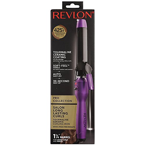 Revlon Salon Long Lasting Loose Curls Curling Iron, 1-1/4"