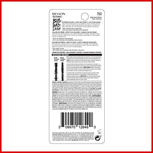 REVLON So Fierce Big Bad Lash Mascara fluid_ounces, Blackest Black (760), 0.3...