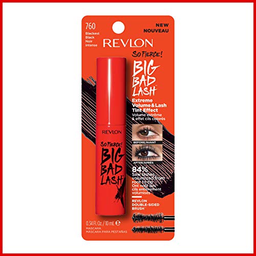 REVLON So Fierce Big Bad Lash Mascara fluid_ounces, Blackest Black (760), 0.3...