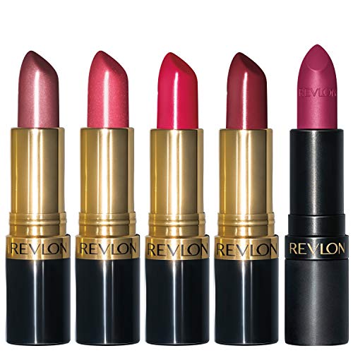 REVLON Super Lustrous Lipstick, 5 Piece Multi-finish Lipcolor Gift Set, in Cr...