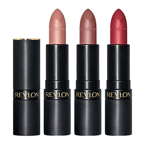 REVLON Super Lustrous The Luscious Mattes Lipstick, 3 Piece High Impact Lipco...