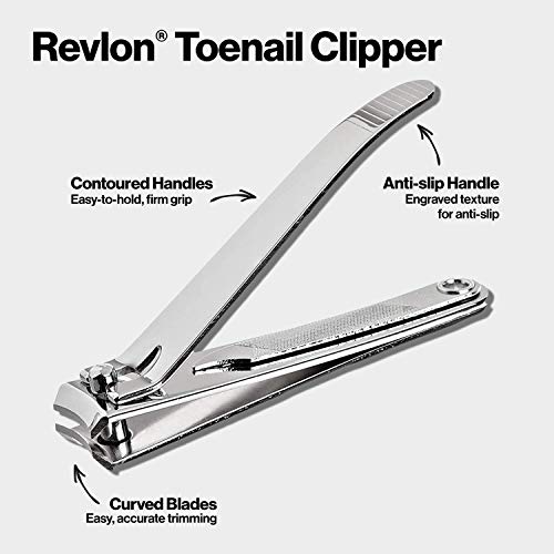 Revlon Toenail Clipper, Curved Blade