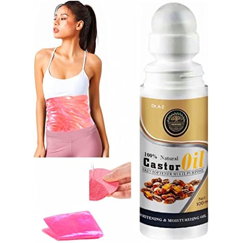 Castor Oil Pack Compress Kit With Body Detox Wraps For Occlusion For Abdomen ...