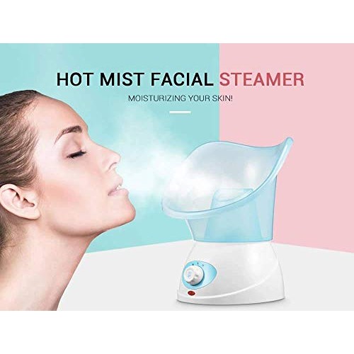 Facial Steamer For Personal Steam Inhaler Vaporizer with Aromatherapy Diffuse...