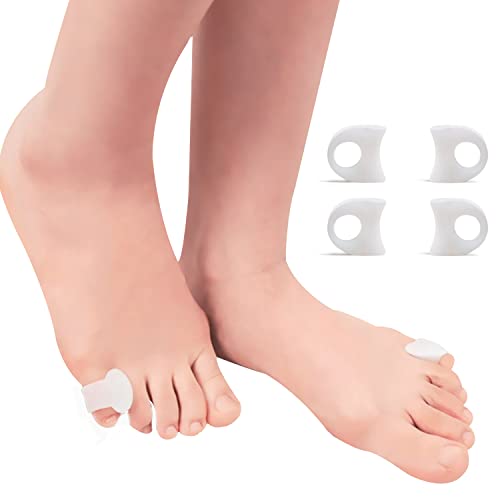 Toe Separators for feet – 4 Pack Hammer Toe Straightener & Toe Corrector for ...