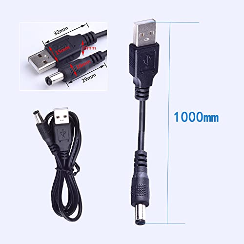 Power Cord 5V Replacement Charger USB adapter is suitable for a variety of el...