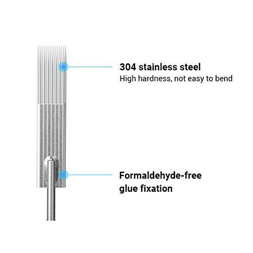 RHEIN Premium Tattoo Cartridge Needles #12 Standard 23 Round Magnum M-Taper 2...