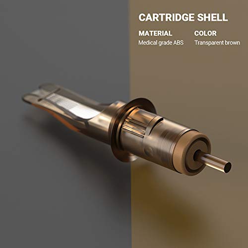 RHEIN Premium Tattoo Cartridge Needles #12 Standard 23 Round Magnum M-Taper 2...