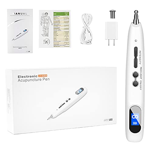 2 in 1 Electronic Acupuncture Pen Pain Relief Therapy Muscle Healing Massage ...