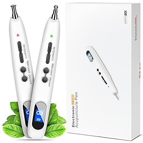 2 in 1 Electronic Acupuncture Pen Pain Relief Therapy Muscle Healing Massage ...