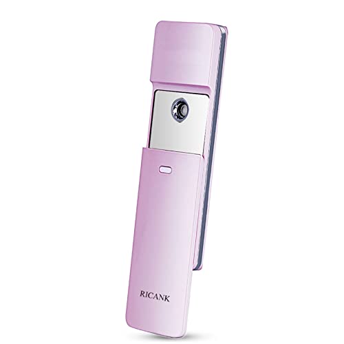 RICANK Facial Nano Mister Handy Mist Spray Steamer Face Sprayer Rechargeable ...