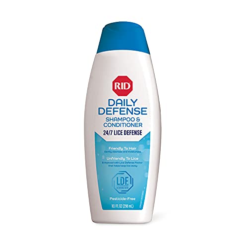 RID Daily Defense Lice Shampoo & Conditioner, Used Daily Provides 24/7 Defens...