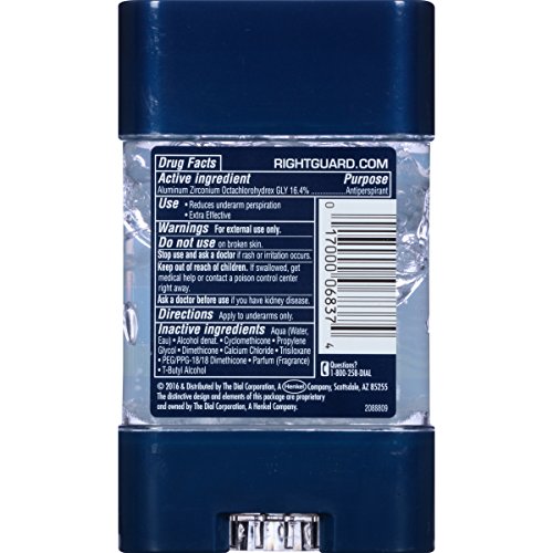 Right Guard Sport Antiperspirant Deodorant Gel, Fresh, 3 Ounce (Pack of 6)