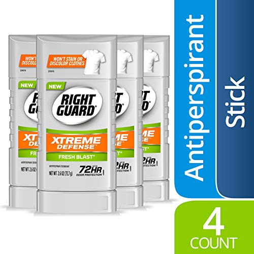 Right Guard Xtreme Defense Antiperspirant Deodorant Invisible Solid Stick, Fr...