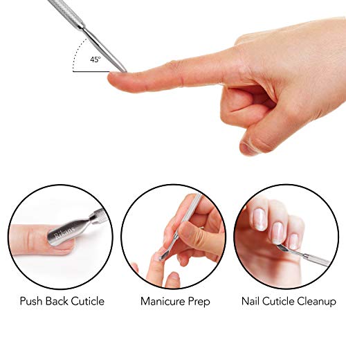 Cuticle Pusher Nail Art & Uv Gel Nail Polish Remover Tool for Fingernail Poli...
