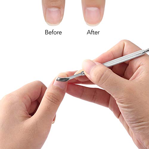 Cuticle Pusher Nail Art & Uv Gel Nail Polish Remover Tool for Fingernail Poli...