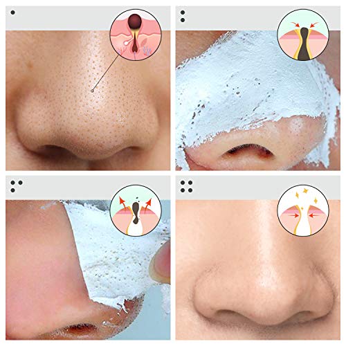 Peel Off Face Mask, Blackhead Remover Mask with Clay, Deep Cleansing Facial M...