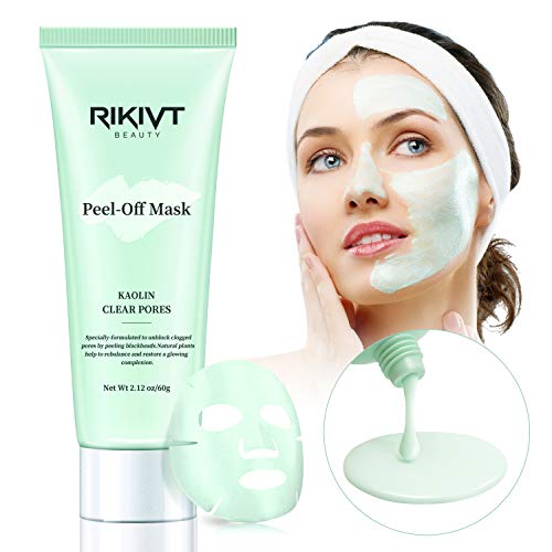 Peel Off Face Mask, Blackhead Remover Mask with Clay, Deep Cleansing Facial M...