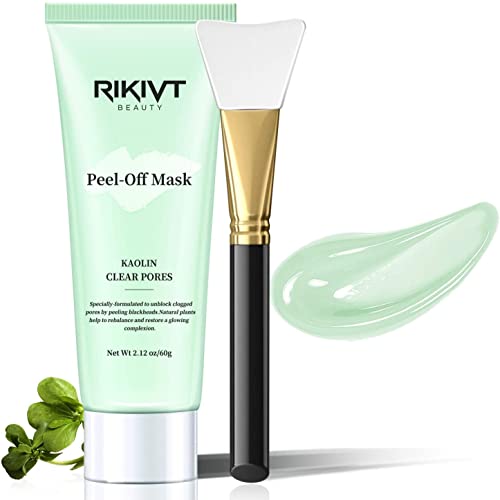 Peel Off Face Mask, Blackhead Remover Mask with Clay, Deep Cleansing Facial M...