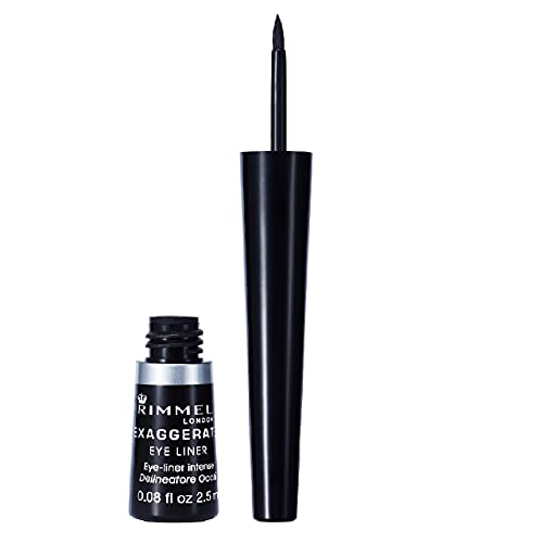 Eyeliner (%100 Black) Exaggerate Liquid 2.5ml Rimmel by rimmel