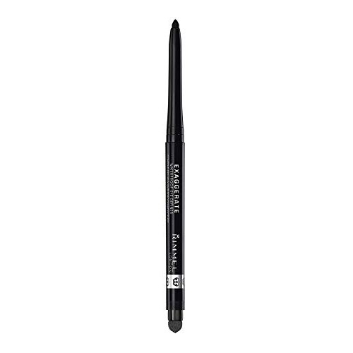 Rimmel Exaggerate Eye Definer, Blackest Black, 1 Count, Waterproof Long Lasti...