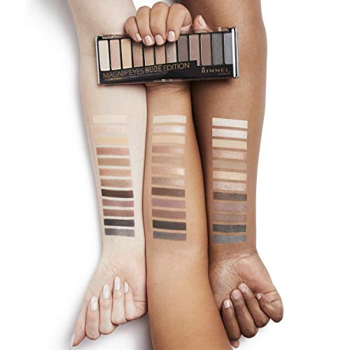 Rimmel Magnif'eyes Eyeshadow Palette, 001 Nude Edition, Pack of 1