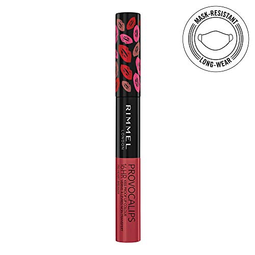 Rimmel Provocalips 16 Hour Kiss Proof Lip Colour, Heart Breaker, 0.14 Fl Oz