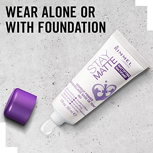 Rimmel Stay Matte Mattifying Primer, 1 oz, Pack of 1