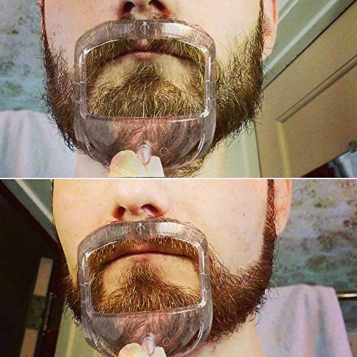 Beard Shaper Goatee Mustache Grooming Tool Face Hair Styling Template for Man...