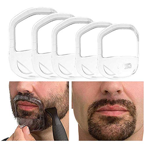 Beard Shaper Goatee Mustache Grooming Tool Face Hair Styling Template for Man...