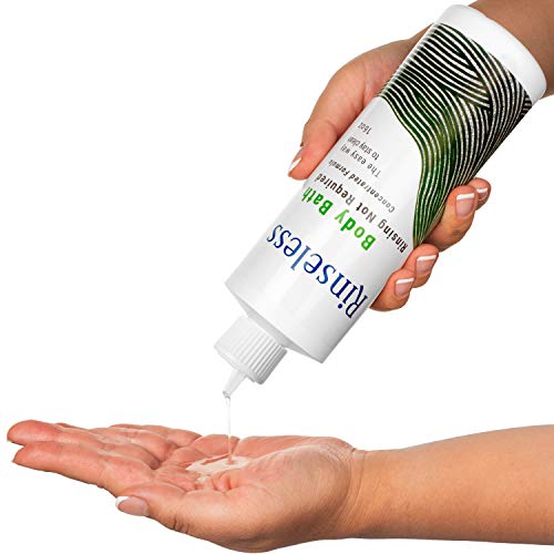 Rinseless Waterless Body Bath Wash 16 Oz (Pack of 2) | No Water Rinse Needed ...