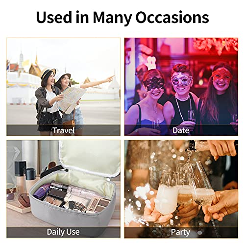 Makeup Organizer Bag, 3 Pack Travel Makeup Bags, Large Cosmetic Bag Gift for ...