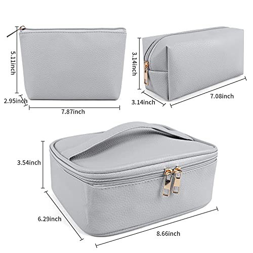 Makeup Organizer Bag, 3 Pack Travel Makeup Bags, Large Cosmetic Bag Gift for ...