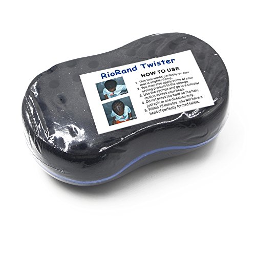 RioRand Twist Hair Sponge Magic Barber Brush Sponge Curl Dreads Locking Afro ...