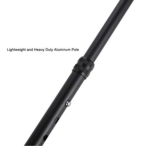 Rirether Lightweight Aluminum Alloy Walking Cane, Adjustable Walking Stick Ba...