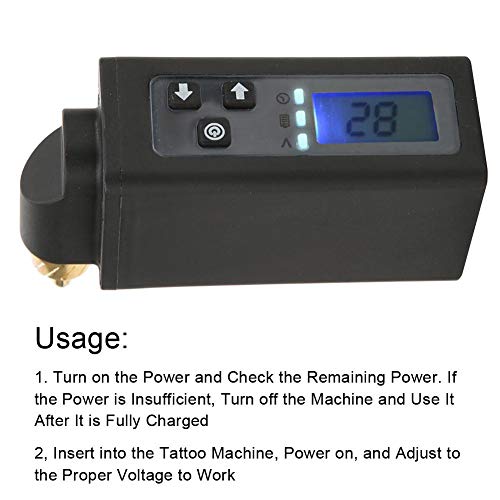 Mini Tattoo Battery, Wireless Mini Power Supply Mini Tattoo Power Temporary T...