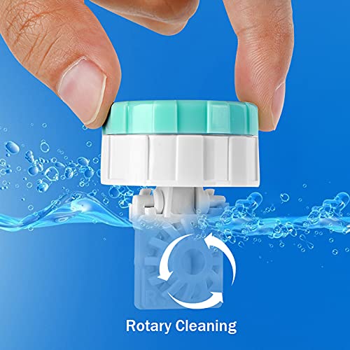 RMISODO 6 Pieces Manually Contact Lens Cleaner Washer Plastic Lens Case Clean...