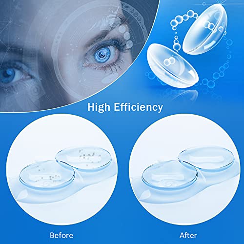 RMISODO 6 Pieces Manually Contact Lens Cleaner Washer Plastic Lens Case Clean...