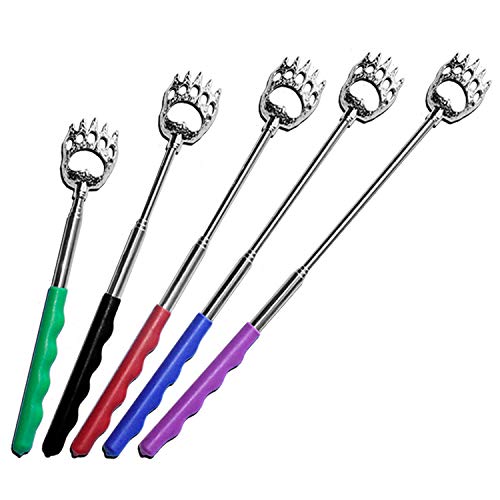 5 Pack Telescoping Back Scratcher - Extendable Telescope Back Scratchers - Be...