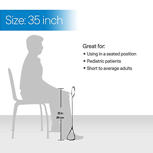 RMS 35 Inch Long Leg Lifter - Durable & Rigid Hand Strap & Foot Loop - Ideal ...