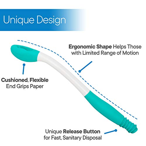 RMS Long Reach Comfort Wipe - Self Assist Toilet Aid, Ideal Daily Living Bath...