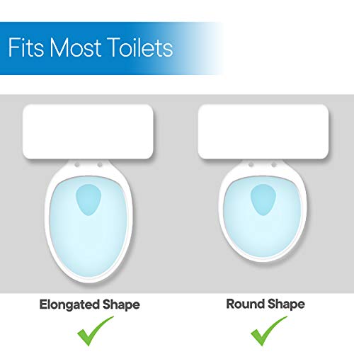 RMS Raised Toilet Seat - 5 Inch Elevated Riser with Adjustable Padded Arms - ...